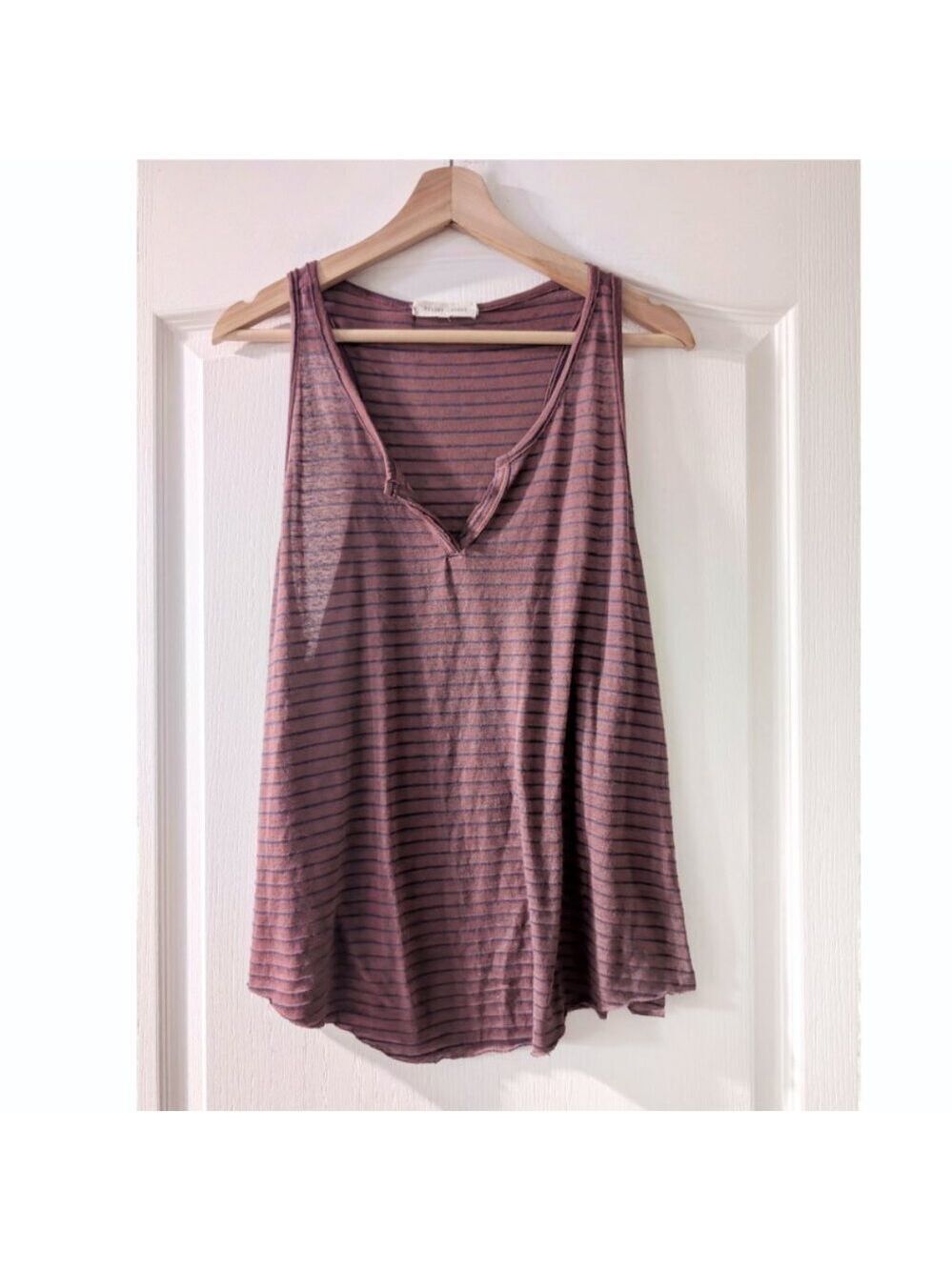 Gilded Intent | Women’s Striped Linen-Blend Tank Top – Made in Canada